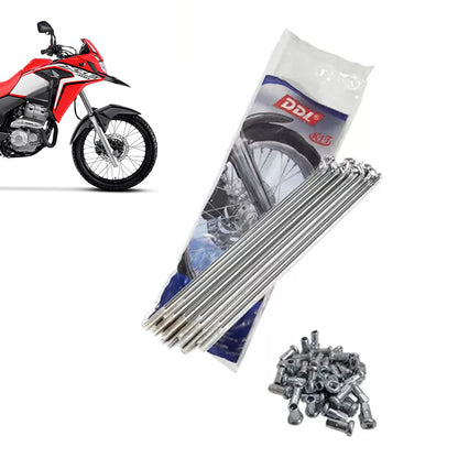 Jogo Raios Dianteiro Xre 300 DDL 4mm Cromado