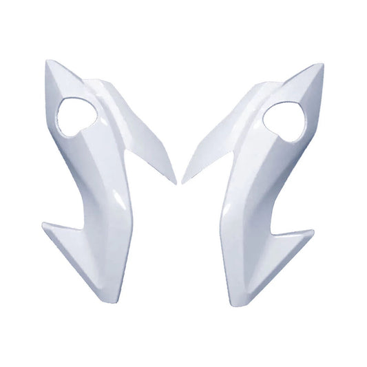 Bananinha Par Carenagem Lateral do Farol Titan 160 2016 - 2021 Branco Ross