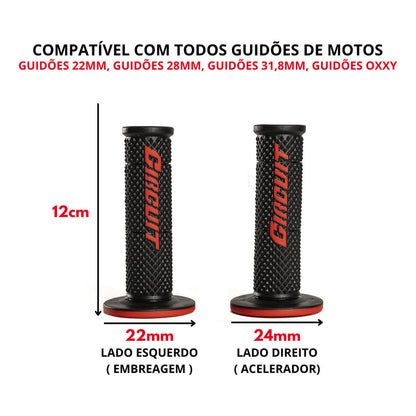 Manopla Circuit 5 V Par Punho Off Road Trilha Crf Tornado