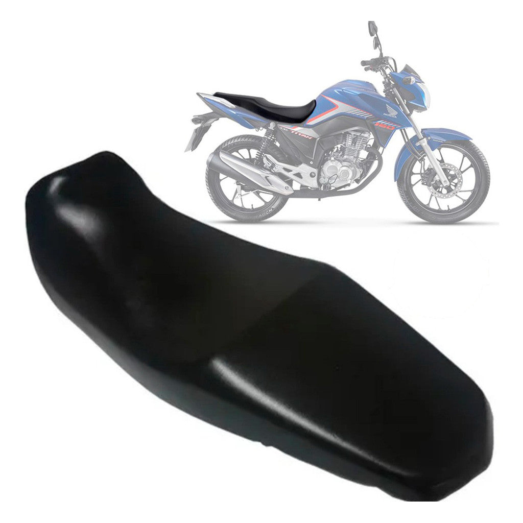 Capa Banco Titan 160 Fan 160 Start 160 Preta Lisa