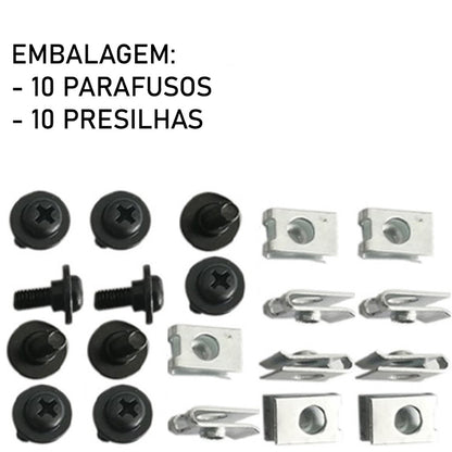 Kit 20 Pçs Presilhas Parafusos Carenagem Titan 125 150 160 Fan 125 150 160 Biz 100 110 125