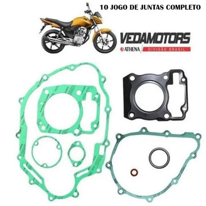 10 Jogo Juntas Titan Fan 150 Bros 150 Crf 150 Vedamotors