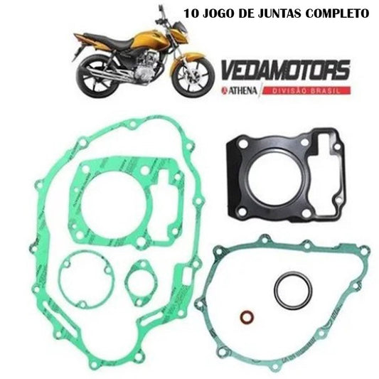 10 Jogo Juntas Titan Fan 150 Bros 150 Crf 150 Vedamotors