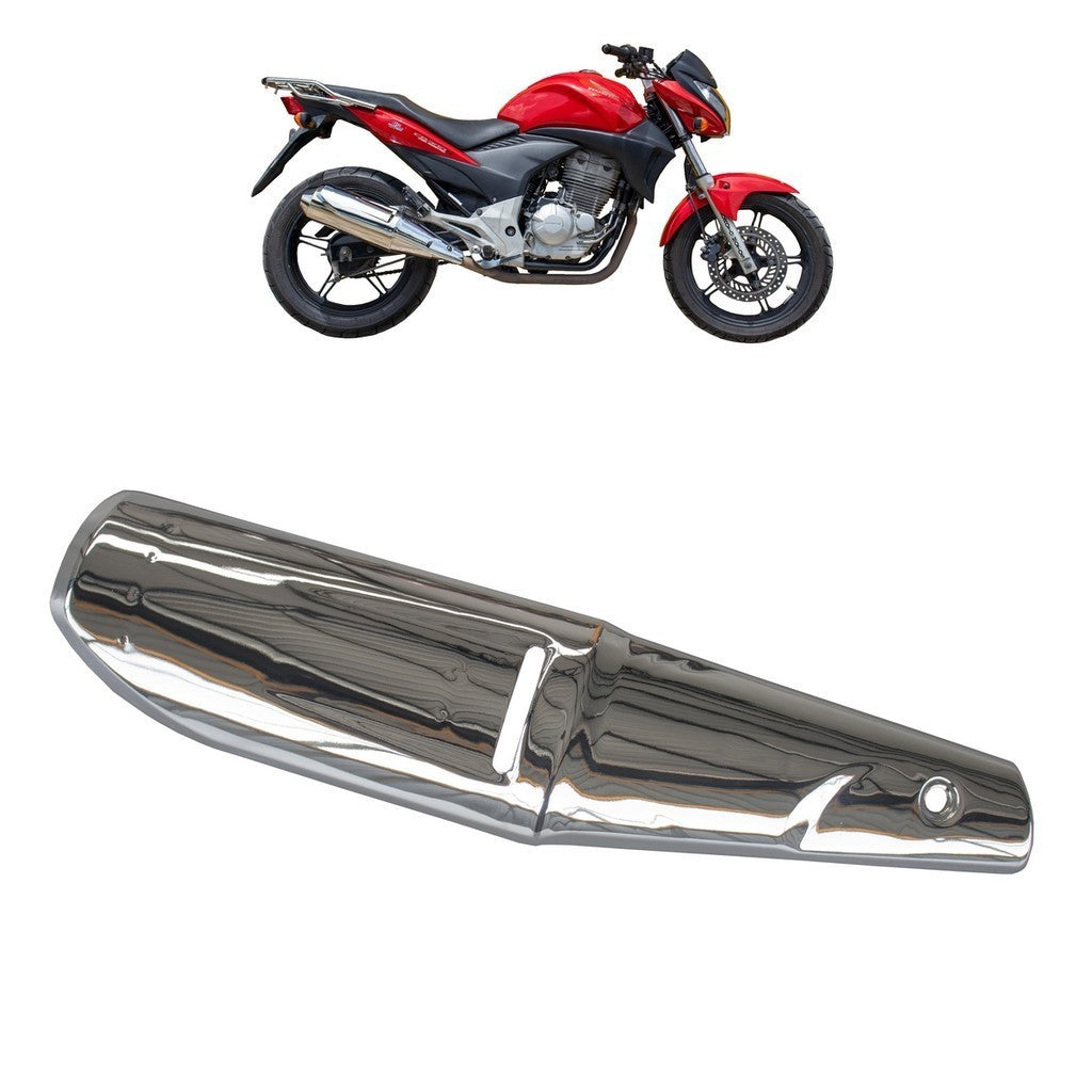 Protetor Escapamento Cb 300 2009 A 2015 Cromado