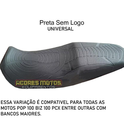 Capa Banco Emborrachada Pop 100 Pop 110 Biz 100 Biz 125