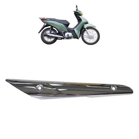 Protetor Escapamento Cromado Biz 125 KS ES 2006 2007 2008