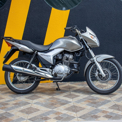 Protetor Escapamento Cromado Titan 150 2009 Ate 2013 Fan 150 2009 Ate 2013