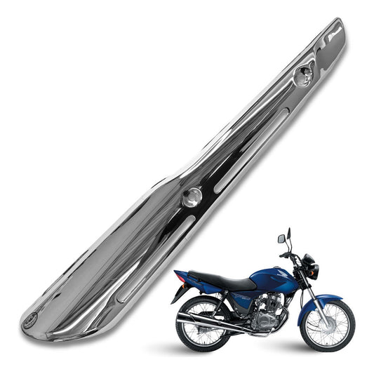 Protetor Escapamento Cromado Titan 150 2004 Ate 2008 Fan 125 2009 Até 2013