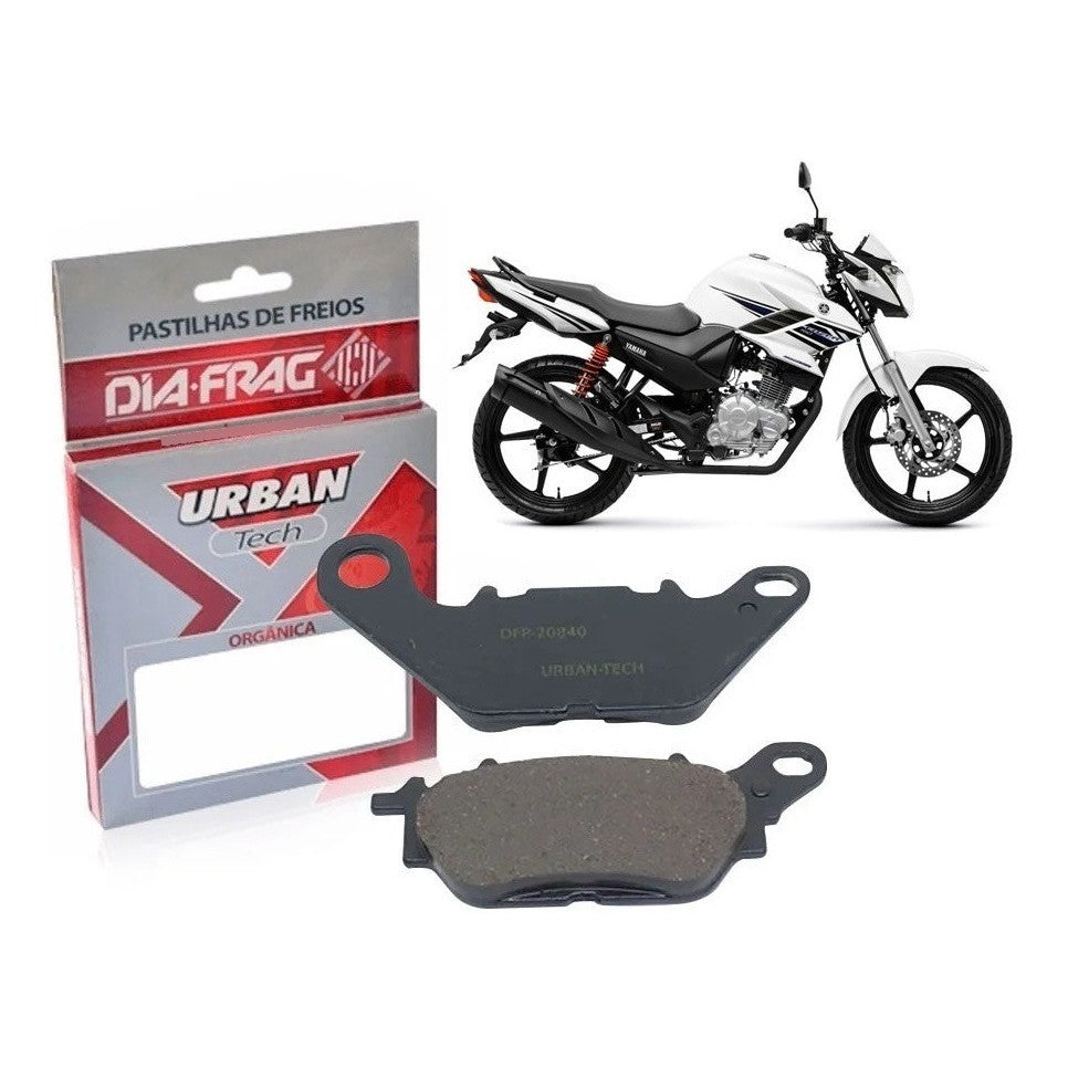 Pastilha Freio Diafrag Crypton 115 Ybr Factor 125 Fazer 150 DFP-20840