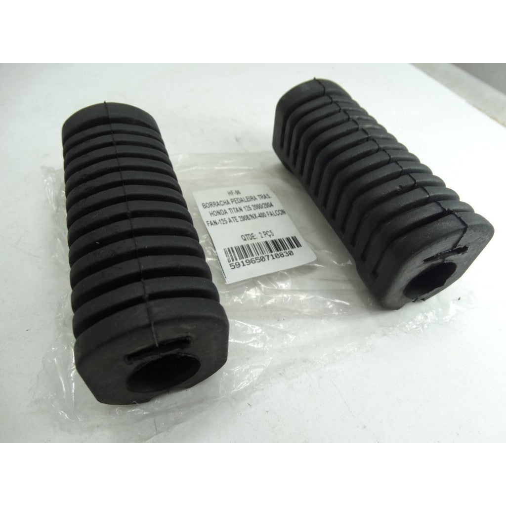 Borracha Pedaleira Traseira Titan 125 Esd Falcon Bros 125 150 160 Xre 300