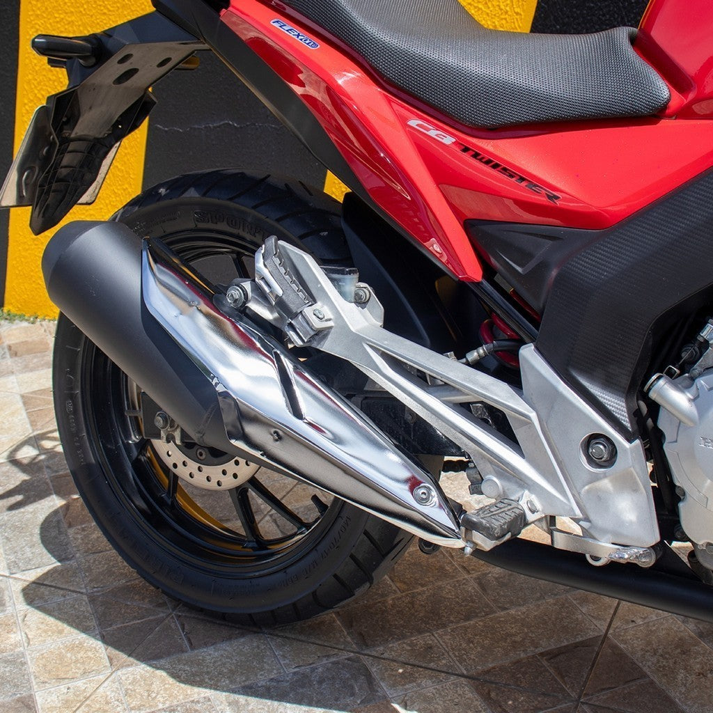 Protetor Escape Cb Twister 250 2016 Ate 2025 Cromado