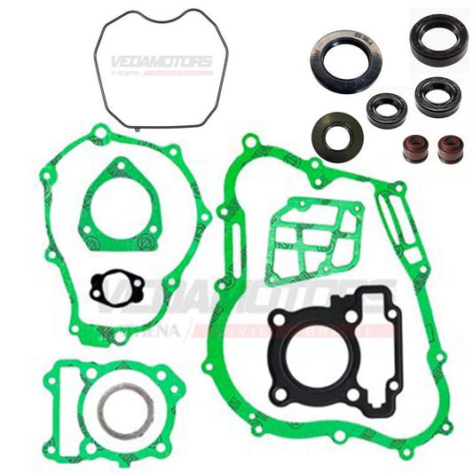 Jogo Juntas + Retentores Completo Motor Factor 125 2017 Ate 2025 Vedamotors