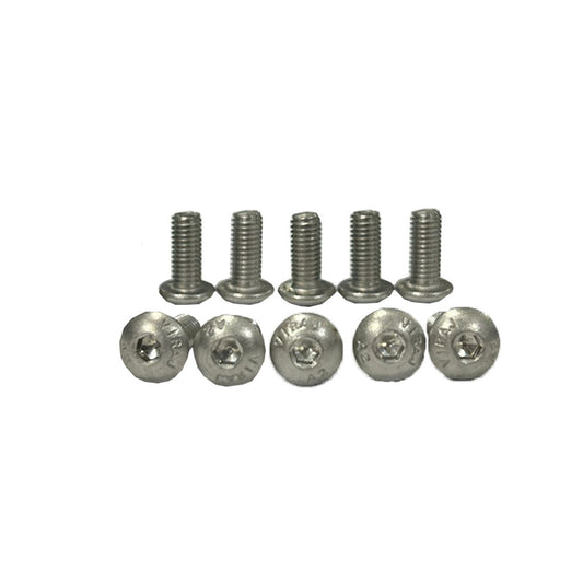 Kit Parafusos Allen 6mm x 12mm Inox para Carenagem de Moto Honda Bmw Yamaha Kawasaki