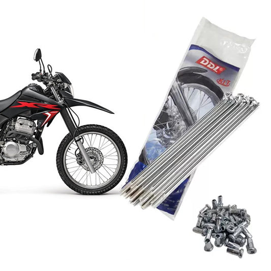 Jogo Raios Dianteiro Tornado 250 DDL 4mm Cromado