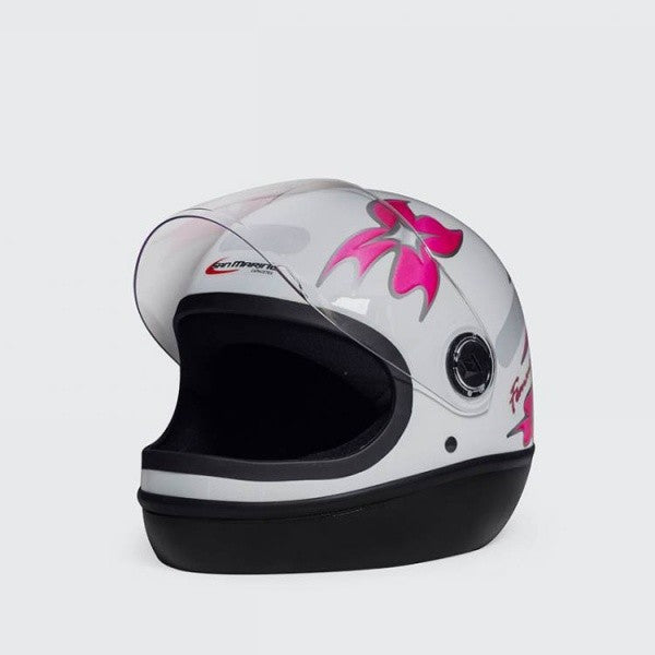 Capacete Moto Integral San Marino Fórmula 1 R Femme Fechado Motociclista