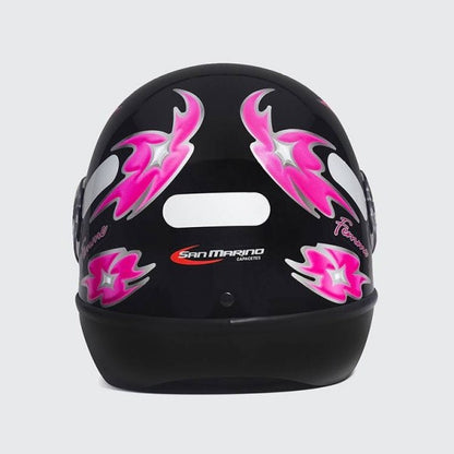 Capacete Moto Integral San Marino Fórmula 1 R Femme Fechado Motociclista