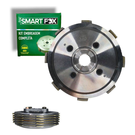 Kit Embreagem Completa SmartFox Honda Titan 150 Fan 125 150 Bros 150 CG NXR