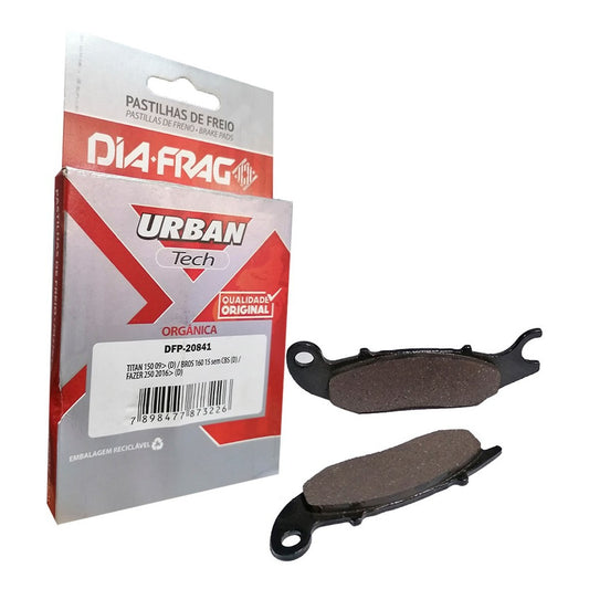 Pastilha Freio Dianteira Titan 150 2009 Até 2014 Diafrag Fan
