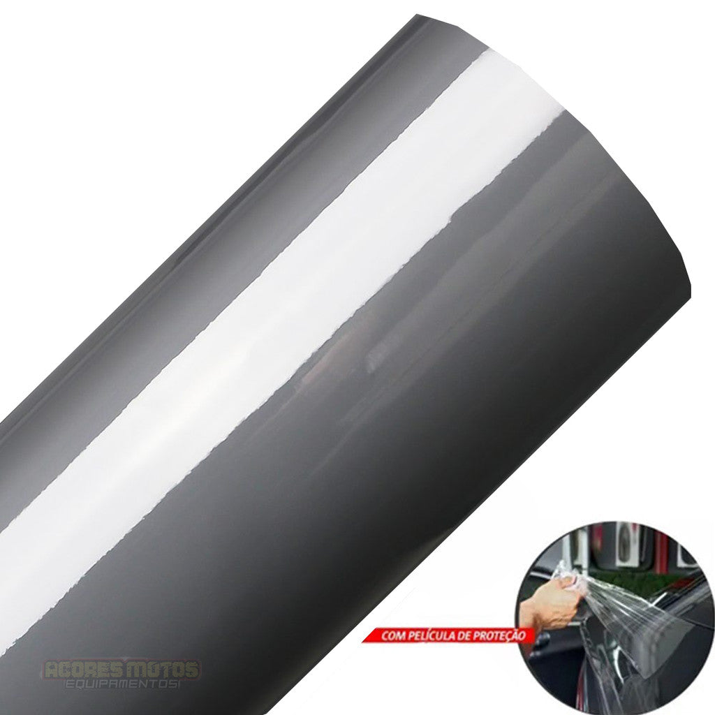 Adesivo Envelopamento Automotivo Ultra Cinza Tempestade Storm Gray