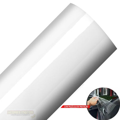 Adesivo Envelopamento Automotivo Ultra Branco Brilhante