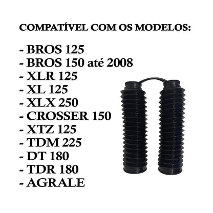 Sanfona Bengala 18 Dentes XTZ 125 Bros 125 XLR XL 125 Crosser 150 Dt 180