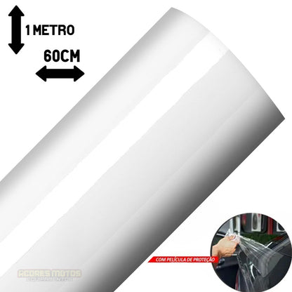 Adesivo Envelopamento Automotivo Ultra Branco Brilhante