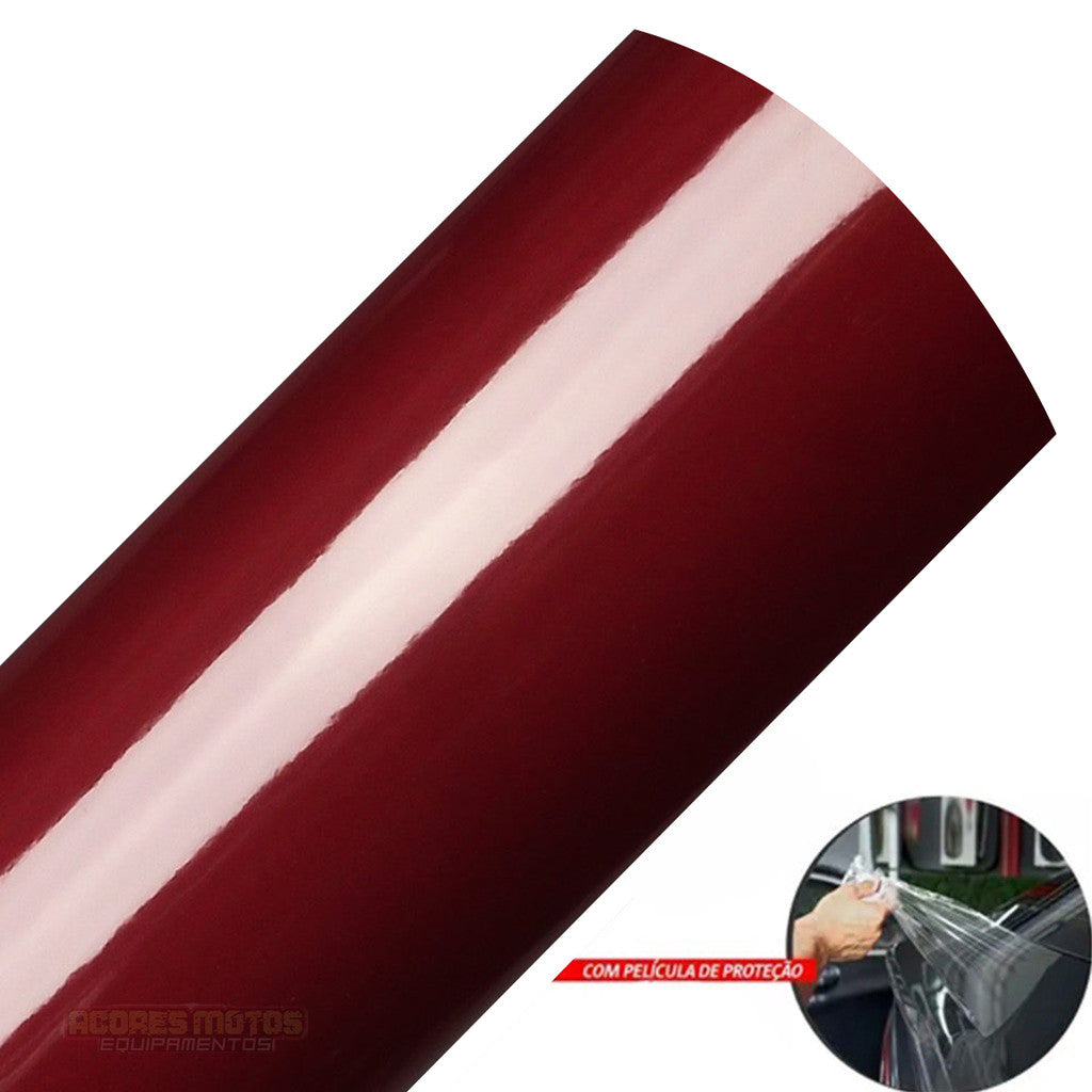 Adesivo Envelopamento Automotivo Ultra Malbec Red Vermelho