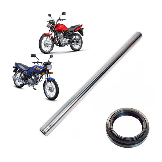 Tubo Cilindro Interno Bengala Titan 125 1983 Até 2004 Fan 125 2005 Até 2008 + Retentor Bengala