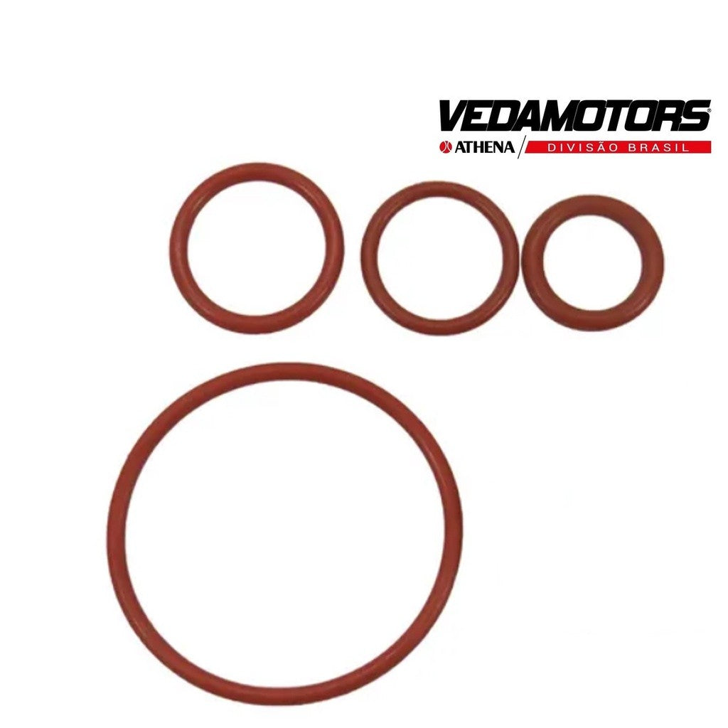 Kit Anel Oring Junta Motor Titan 125 Fan 125 Até 2008 Todas