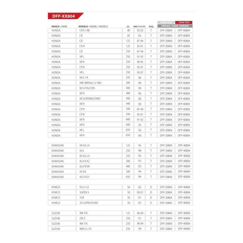 Pastilha Freio Traseiro Falcon 400 Xre 300 Sem Abs Diafrag