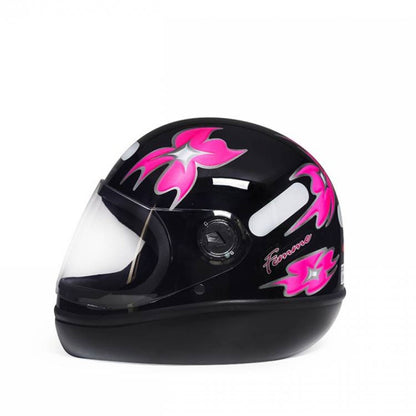 Capacete Moto Integral San Marino Fórmula 1 R Femme Fechado Motociclista