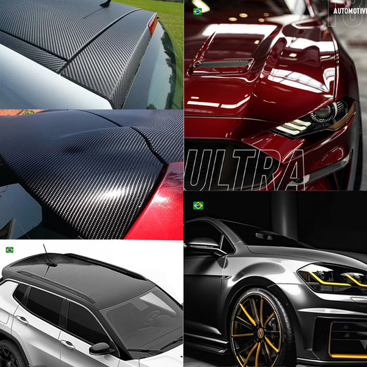 Adesivo Automotivo Alltak 120x200cm Para Capo e Teto Black Piano Preto Fosco Cinza Branco Grafite