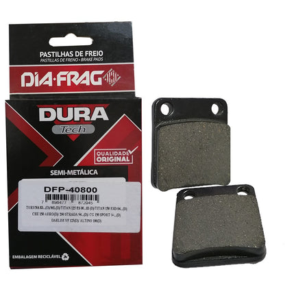 Pastilha Freio Dianteira Titan 125 ES Titan 150 2004 Até 2008 Cbx 200 Kasinski Comet Diafrag DFP40800