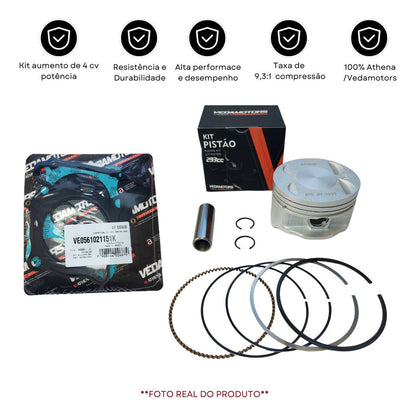 Kit Cilindro Tornado 250 Para 293cc Cbx Twister 250 Para 293cc Vedamotors