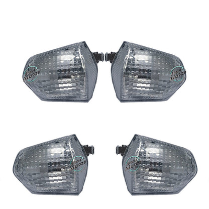 Kit 4 Lentes Pisca Seta Honda Pop 110i Fumê Cristal 2014 Ate 2025