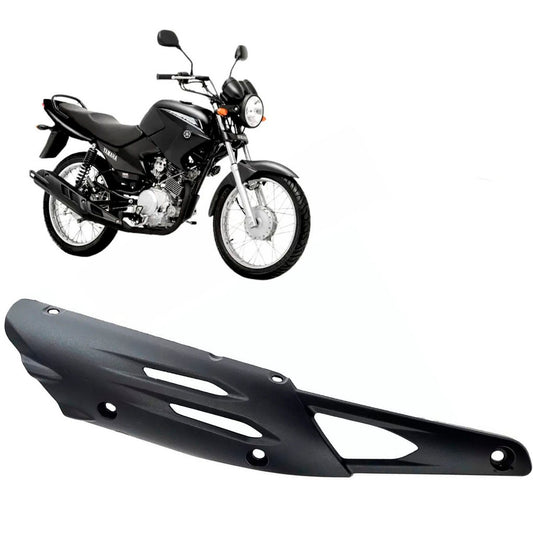 Protetor De Escapamento Preto Factor 125 2012 Ate 2013