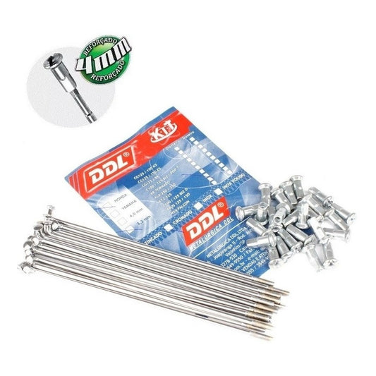 Jogo Raios Traseiro Ddl Biz 100 125 Pop 100 Pop 110 4mm