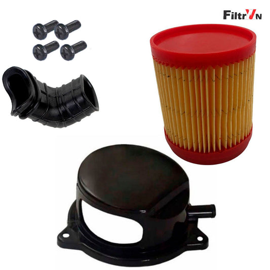 Tampa Filtro Ar + Condutor + Filtro Ar + Parafusos Titan 150 2004 Á 2008