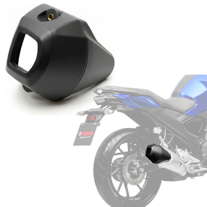 Protetor De Escapamento Fz15 Abs 2023 A 2025 Ponteira Preta