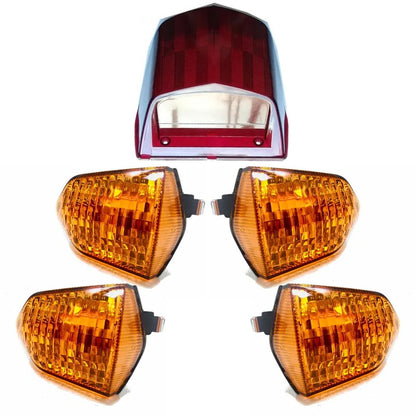 Lente Pisca Seta Honda Pop 110i Kit Com 4 + Lente Lanterna