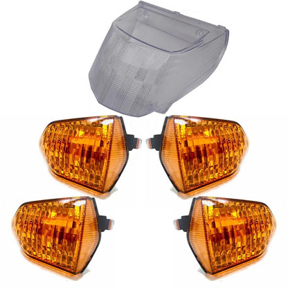 Lente Pisca Seta Honda Pop 110i Kit Com 4 + Lente Lanterna